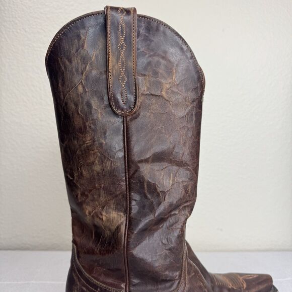 Idyllwind Wildwest Snip Toe Leather Western Boots Cowgirl Rodeo Brown 8 B - Picture 3 of 16